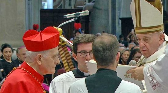 Fortunato Frezza ordinato cardinale da papa Francesco - Foto pubblicate dalla diocesi di Viterbo