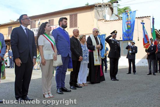 Viterbo - La cerimonia per il 42esimo anniversario dell'eccidio di Ponte di Cetti