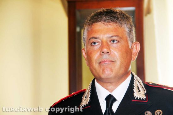 Viterbo - Il comandante Massimo Friano