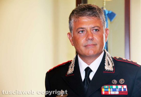 Viterbo - Il comandante Massimo Friano