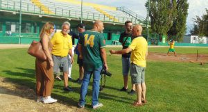 Sport - Baseball - La sindaca De Santis all'open day del Wiplanet Montefiascone