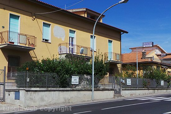 La caserma dei carabinieri di Canino