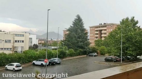 Viterbo - Pioggia nella Tuscia