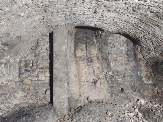 Tarquinia - Ospedale di Santa Croce, scoperti antichi ambienti sotterranei 