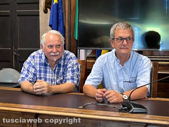 Ugo Poggi e don Flavio Valeri