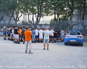 Viterbo - Minifacchini del Pilastro incontrano la polizia