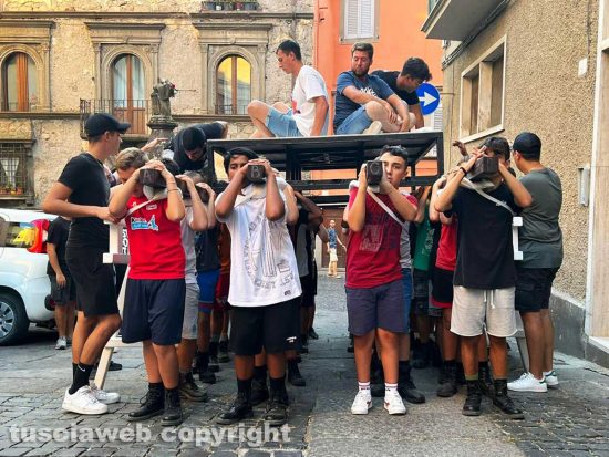 Viterbo - Le prove dei facchini di Luce di Rosa