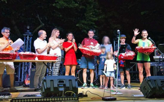 Montefiascone - La premiazione maschile della 12esima edizione di "Una corsa per la vita"