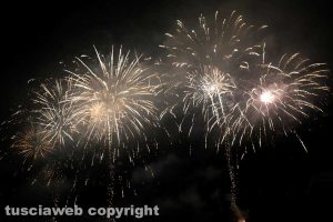 I fuochi d'artificio di Vallerano.