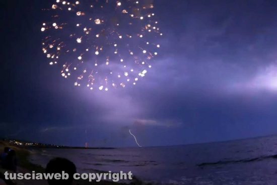 Civitavecchia - I fuochi d'artificio di Ferragosto