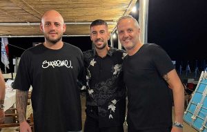 Santa Severa - I giocatori della Lazio a cena all'Isola del Pescatore