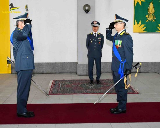 Viterbo - Guardia di finanza - Carlo Pasquali nuovo comandante provinciale - La cerimonia