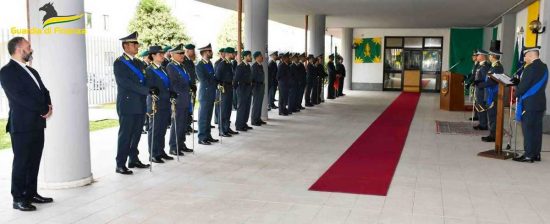 Viterbo - Guardia di finanza - Carlo Pasquali nuovo comandante provinciale - La cerimonia