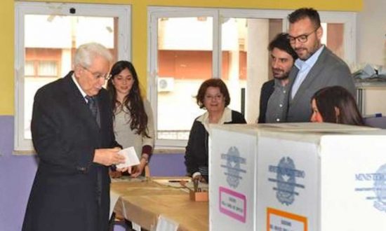 Elezioni politiche 2022 - Sergio Mattarella al voto