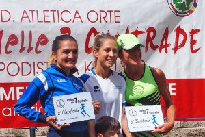 Sport - Atletica leggera - Trofeo Sette contrade - Il podio femminile