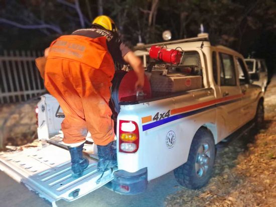 Auto in fiamme a Tarquinia