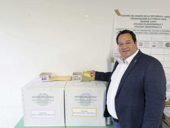 Elezioni politiche 2022 - Claudio Durigon al voto al voto