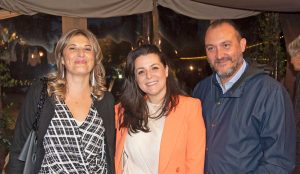Chiara Frontini con Fabio Cavini e il consigliere comunale con delega alle scuole Rosanna Giliberto