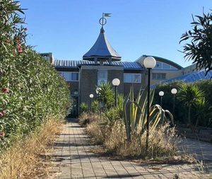 Il palazzetto dello sport a Montalto di Castro
