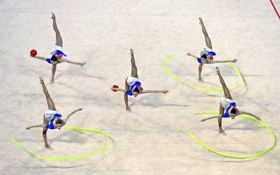 Sofia - La nazionale italiana ai mondiali di ginnastica artistica