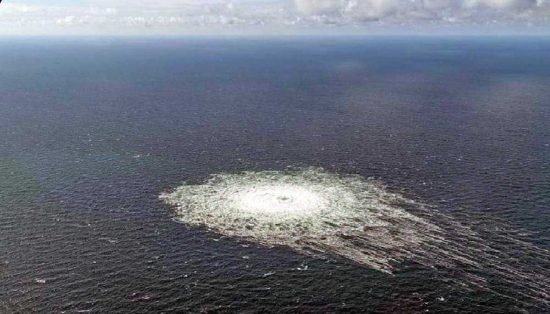Perdita di gas dalle linee del Nord Stream