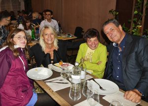 Giulio Marini e la moglie, dottoressa Appolloni
