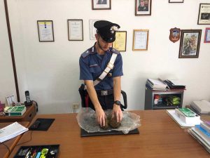 Poggio Moiano - Carabinieri - La droga sequestrata