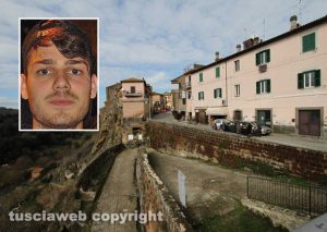 Blera - Nel riquadro: Ruben Ciarlanti