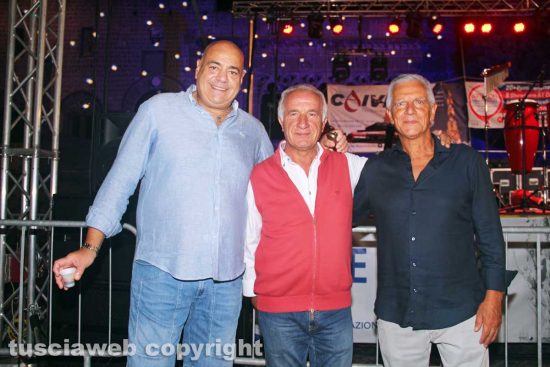 Viterbo - Sandro Rossi, Vincenzo Fiorillo e Massimo Mecarini
