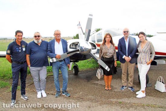 Viterbo - La conferenza stampa sull'aeroporto