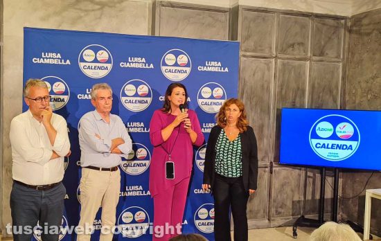 Viterbo - Ciambella - L'inaugurazione della sede elettorale