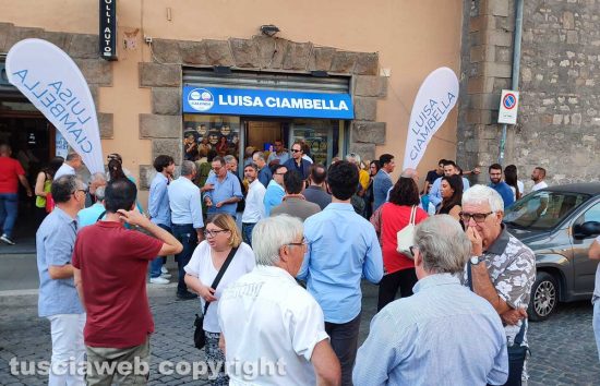 Viterbo - Ciambella - L'inaugurazione della sede elettorale
