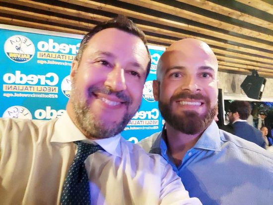 Andrea Giglietti e Matteo Salvini