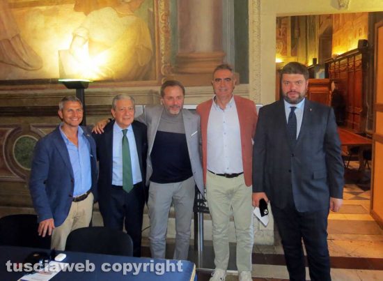 Viterbo - Federico Tonnicchi, Marcello Meroi, Emanuele Aronne, Giorgio Ricci e Alessandro Romoli