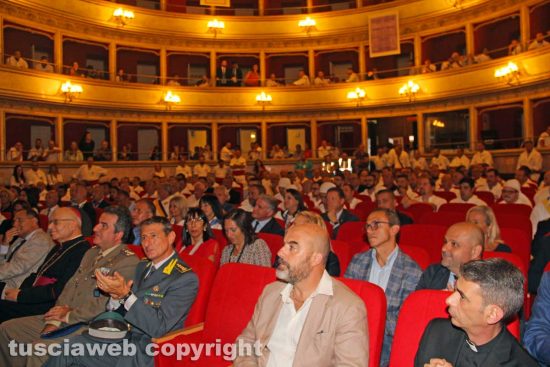 Viterbo - Santa Rosa - Il raduno al teatro Unione