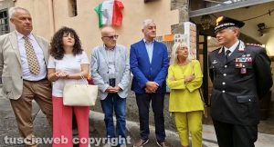 Targa in ricordo di Giorgio Capitani - Luigi Pasqualetti, Chiara Frontini, Vincenzo Ceniti, Maurizio iannaccone, Simona Tartaglia, Massimo Friano