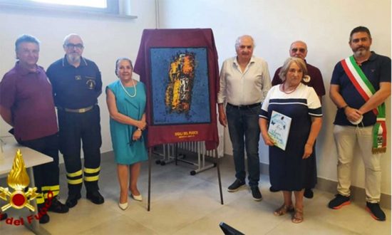 Reggio Emilia - Donazione ai vigili del fuoco in memoria del piccolo Davide Ciuffreda
