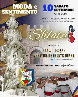 Cene con i facchini - Sfilata di moda 