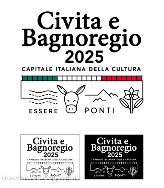 Il logo di Bagnoregio Capitale italiana della cultura