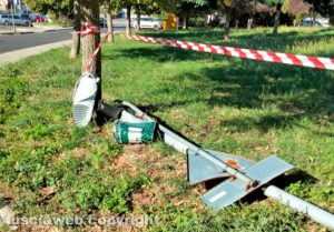 Viterbo - Auto contro un palo in via Santa Lucia