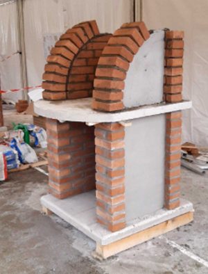 Barbecue costruiti dalla scuola edile di Viterbo