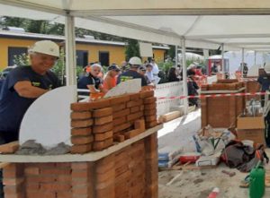 Barbecue costruiti dalla scuola edile di Viterbo