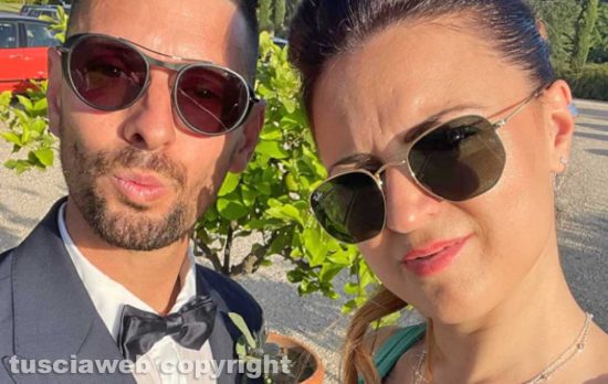 Gli sposi Marco e Martina