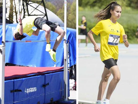 Viterbo - Finass Atletica, Sara Cianchelli e Andrea Spiti 