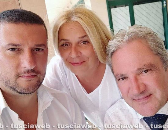 Virginia Melissa Adamo col criminologo esperto di sette Sergio Caruso e l'avvocato di parte civile Vincenzo Dionisi