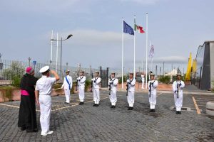 Santo Marcianò in visita alla capitaneria di porto di Civitavecchia
