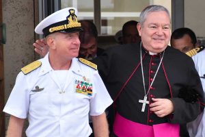 Santo Marcianò in visita alla capitaneria di porto di Civitavecchia