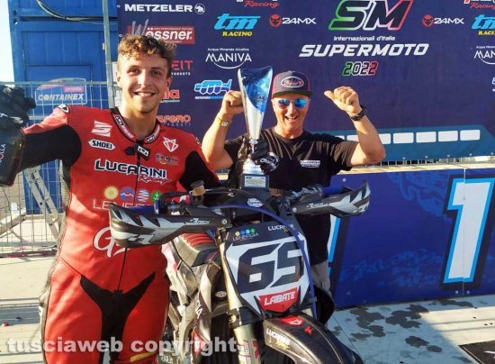 Sport - Supermoto - Alessandro Labate con Maurizio Lucarini