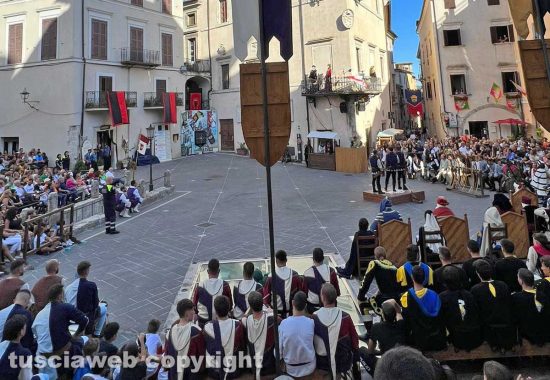 Orte - Palio degli arcieri - La disputa
