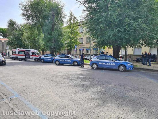 Viale Trento - L’intervento di polizia e 118